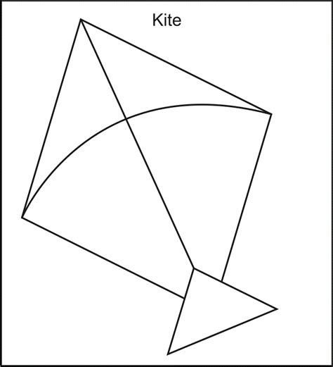 printable kite coloring pages  kids