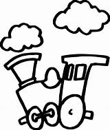 Train Cloud Coloring Pages Wecoloringpage Conductor Getcolorings sketch template