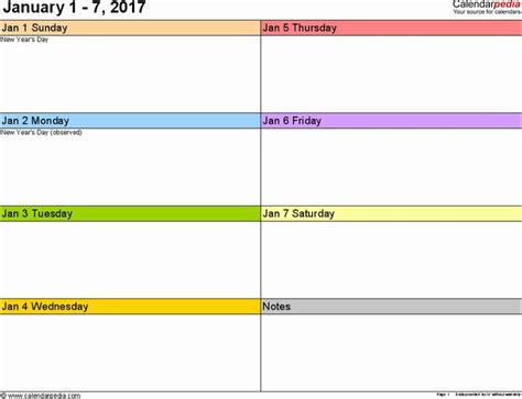 pin   schedule template design
