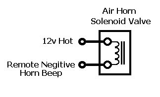 air horn circuit diagram   correct