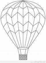 Balloon Air Hot Template String Printable Templates Coloring Print Pages Source sketch template