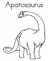 Apatosaurus Coloring Pages Color Jurassic Getcolorings Place Getdrawings sketch template