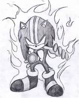 Sonic Darkspine sketch template
