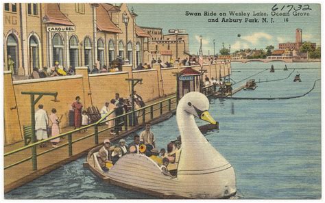rare vintage postcards   jersey shore