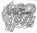 Empowering Affirmations Coloringpages Therapeutic Designlooter Getcolorings sketch template