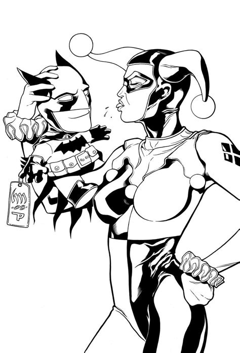 Harley Quinn Inks By Tomparrish On Deviantart