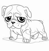 Pug Coloring Pages Sad Puppy Face Dog Little Cute Color Drawing Colouring Printable Bulldog Getdrawings Drawings Getcolorings Outline Luna Print sketch template