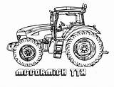 Tractor Traktor sketch template