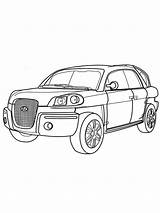 Pages Hyundai Coloring Printable sketch template