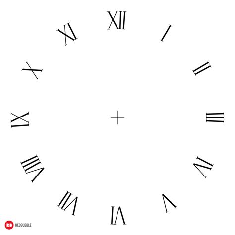roman numerals clock png transparent background