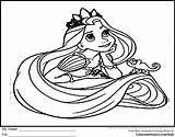 Coloring Tangled Pages Ginormasource Kids sketch template