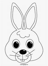 Coloring Animal Face Pages Faces Bunny Farm Choose Board sketch template