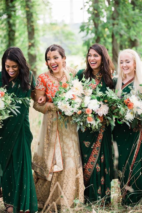 modern multicultural wedding in the woods by casto indian wedding