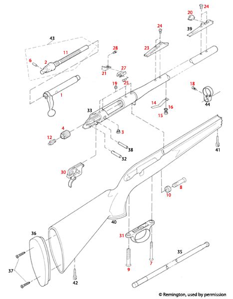 remington model  ml schematic brownells uk