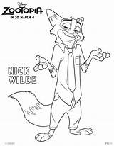 Coloring Nick Zootopia Sweeps4bloggers Wilde Pages sketch template