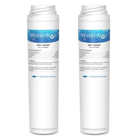 2 Pack Waterdrop Brand Gswf Replacement For Ge Gswf Refrigerator Water