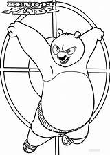 Coloring Panda Fu Kung Pages Popular sketch template