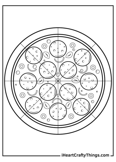 pizza coloring pages