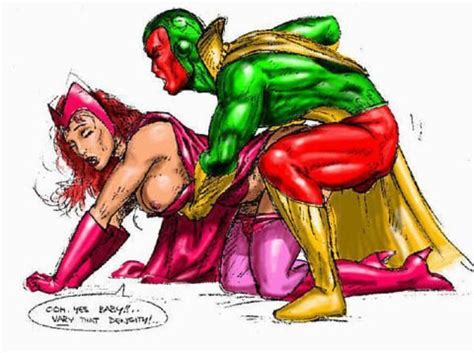 Vision Xxx With Wife Scarlet Witch Magical Porn Pics Superheroes