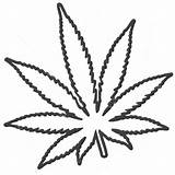 Weed Marijuana sketch template