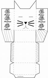 Envelope Cat Template Comment First sketch template