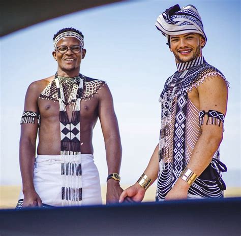 South African Gay Couple Marry In Traditional Attire Photos