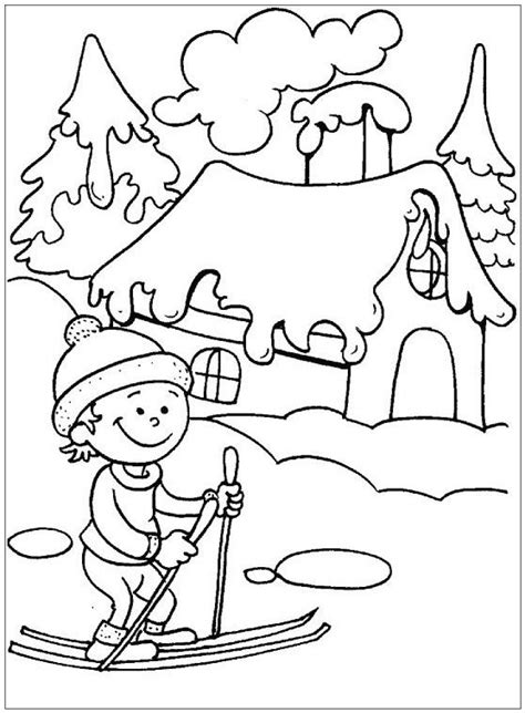 copyright  winter coloring pages book  kids
