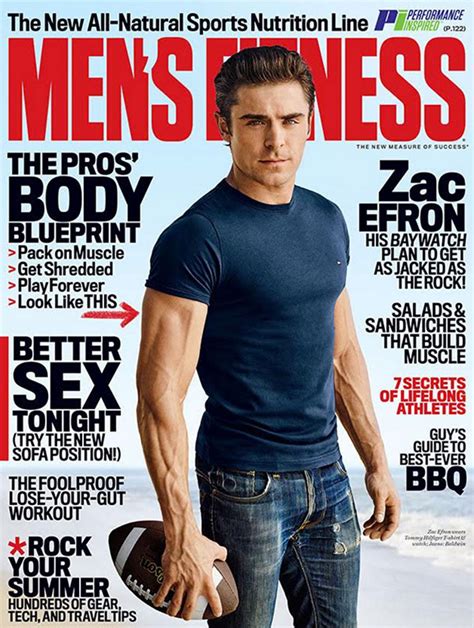 zac efron on men s fitness looks super jacked in a tight t shirt hollywood life