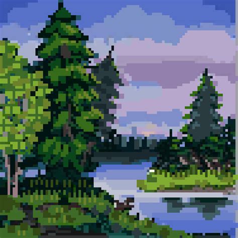 I Am A Total Novice At Pixel Art But To Practice Colors