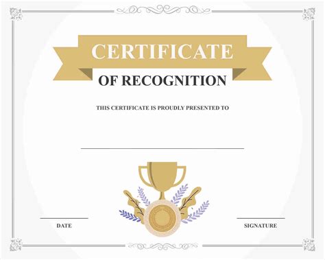 amazing award certificate templates   recognize