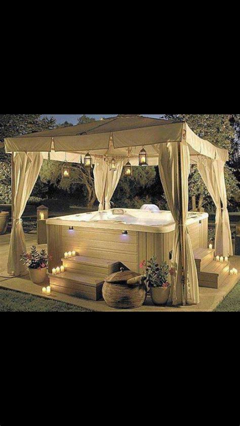 Lovely Idea For A Jacuzzi Hot Tub Backyard Hot Tub