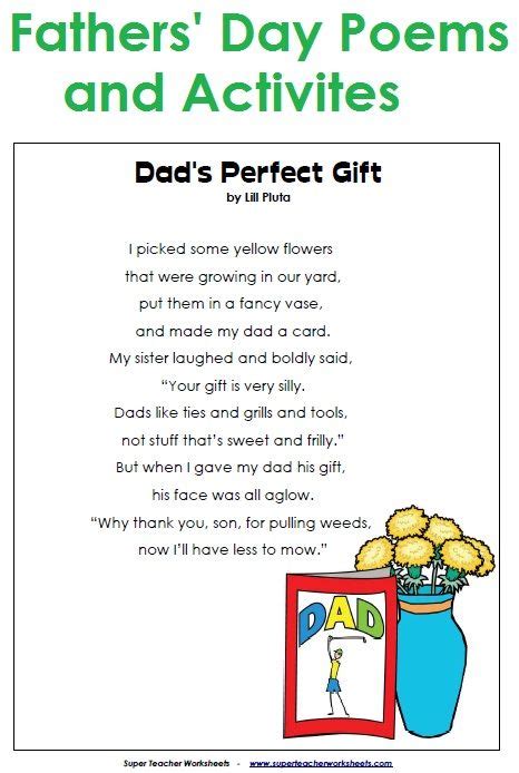 fathers day  poems design corral