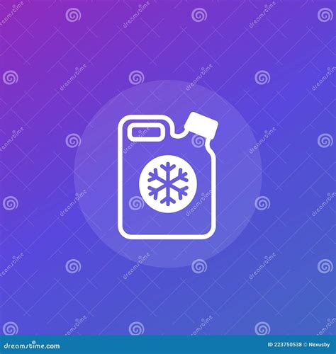 antifreeze  coolant vector icon stock vector illustration  antifreeze symbol