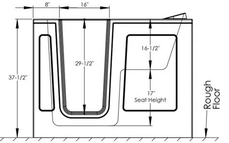 american standard walk  tub parts diagram