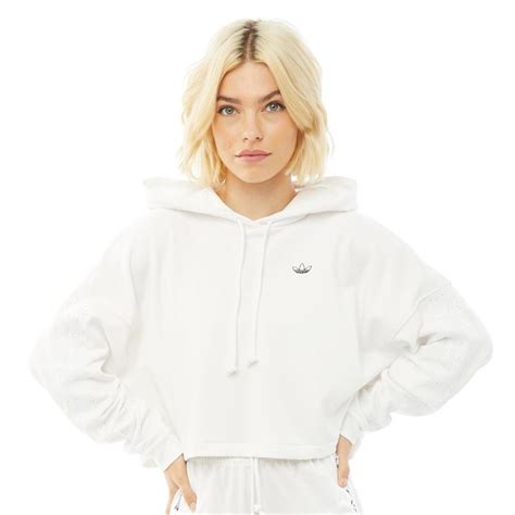 adidas originals dames hoodie wit