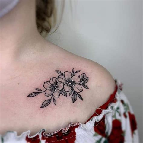 Top 155 Floral Shoulder Tattoo