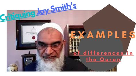 critiquing jay smiths examples  differences  quran readings youtube