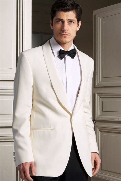 new fashion ivory satin shawl lapel groom tuxedo wedding suits for men