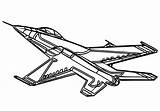 Airplane Fighter F16 Aerei Aeroplane Flugzeug Malvorlagen Wecoloringpage Jets 색칠 Avion sketch template