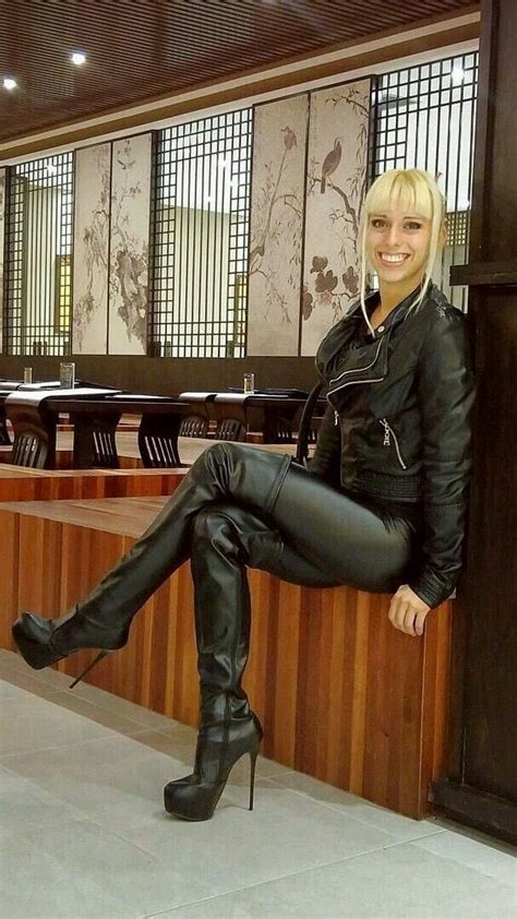 platformhighheelsoutfits over the knee boots in 2019 high boots black high boots high