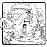 Aladdin Coloring Jasmine Pages Color Kids Print Children Disney Printable Incredible sketch template