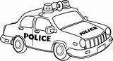 Police Car Coloring Transportation Pages Drawing Printable Drawings Kb sketch template