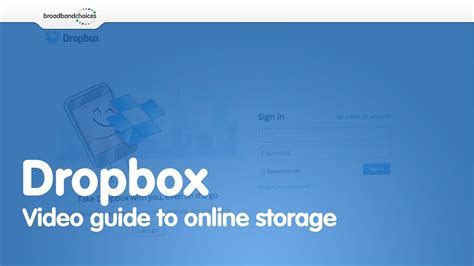 dropbox video guide   storage broadbandchoicescouk youtube