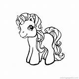 Pony Unicorn Coloring Little Pages Getcolorings Printable Color sketch template
