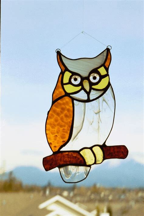 180 Best Images About Stain Glass Birds Owls On