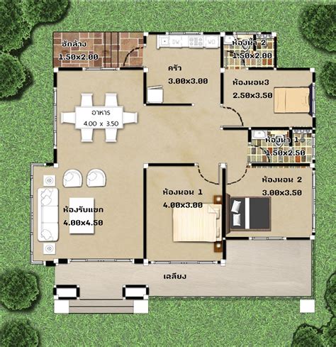 single story house layout