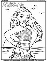 Moana Coloring Disney Pages Sheets Colouring Princess Book Cartoon Choose Board Movie sketch template