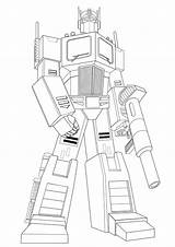 Transformers Pages Ironhide Hold Robots Gun Coloring sketch template