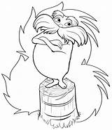 Lorax Template Printable Coloring Pages Mustache sketch template