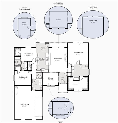 ranch style custom home plans   square feet